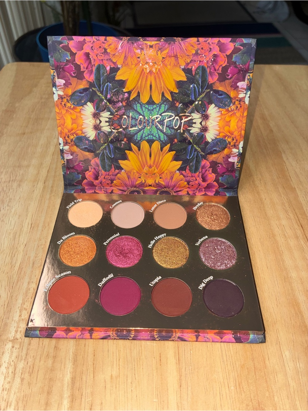 ColourPop Sonic Bloom Eyeshadow Palette - 12 Pan Pressed Powder - Picture 3 of 4